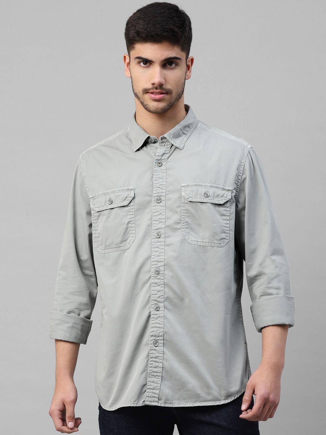 royal enfield slim fit opaque casual shirt