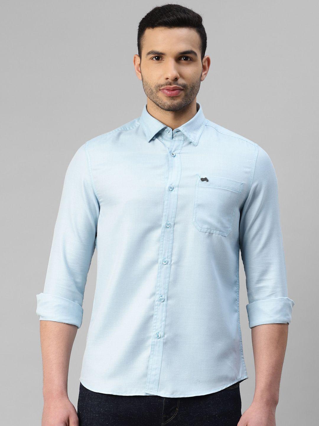 royal enfield slim fit opaque casual shirt