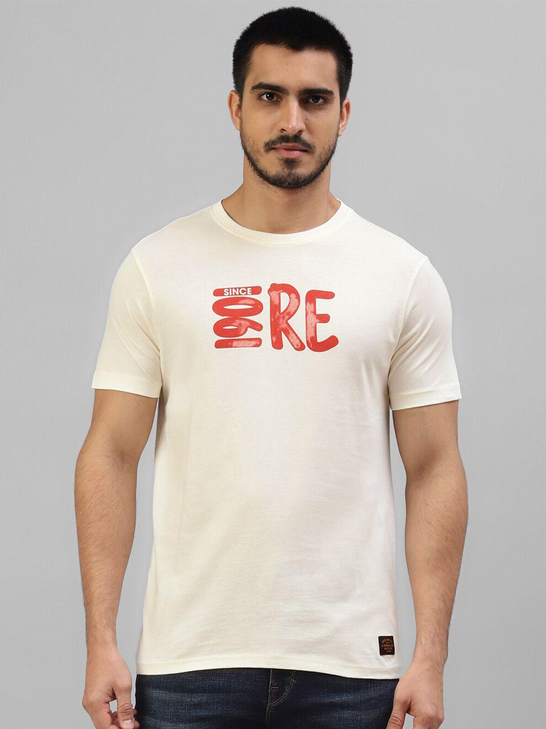 royal enfield typography printed round neck cotton casual t-shirt
