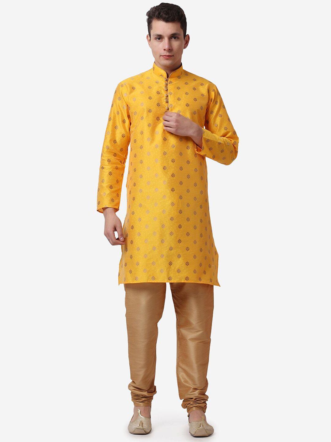 royal kurta ethnic motifs woven design straight kurta with churidar