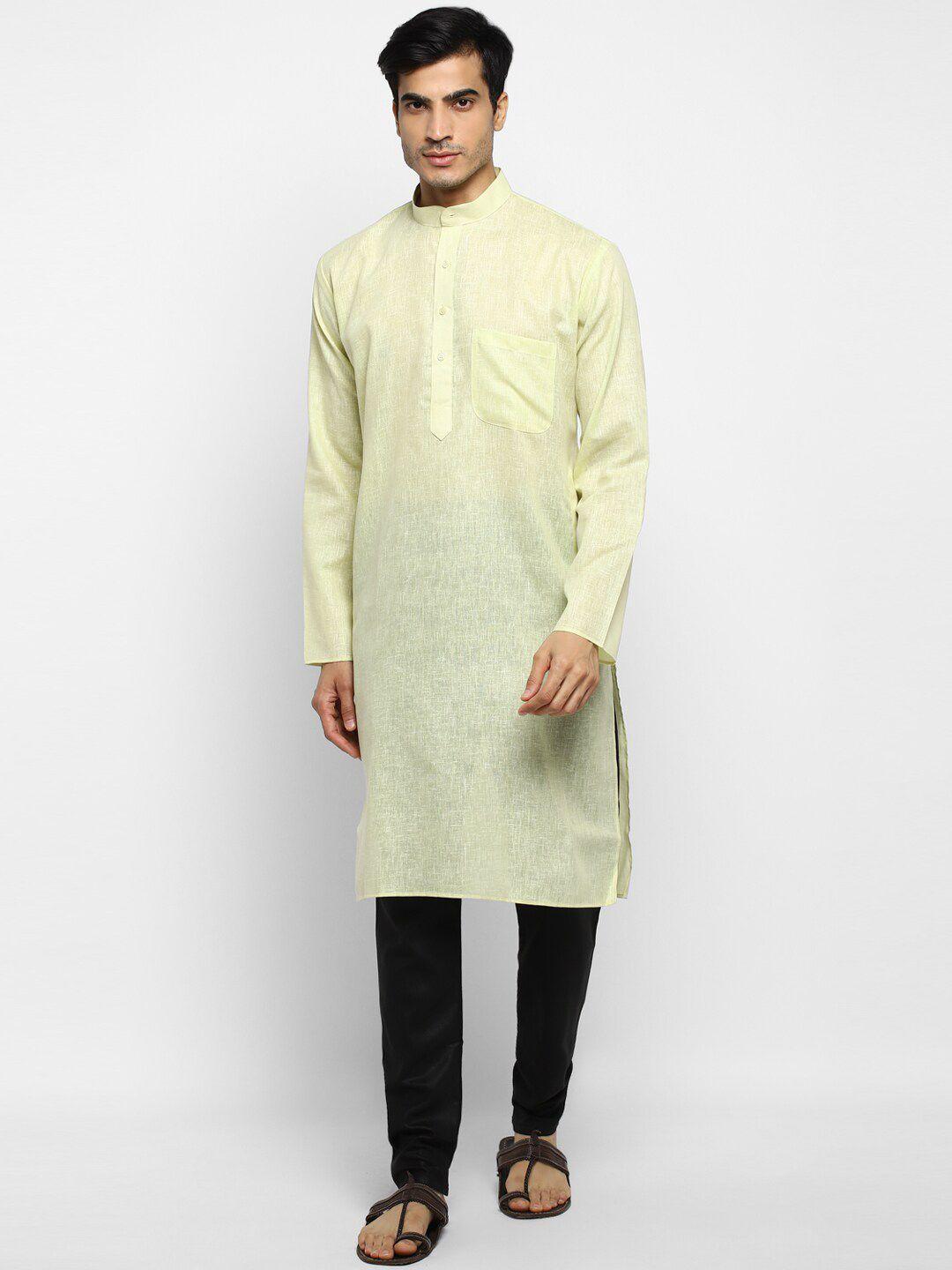 royal kurta men green summer sheers kurta