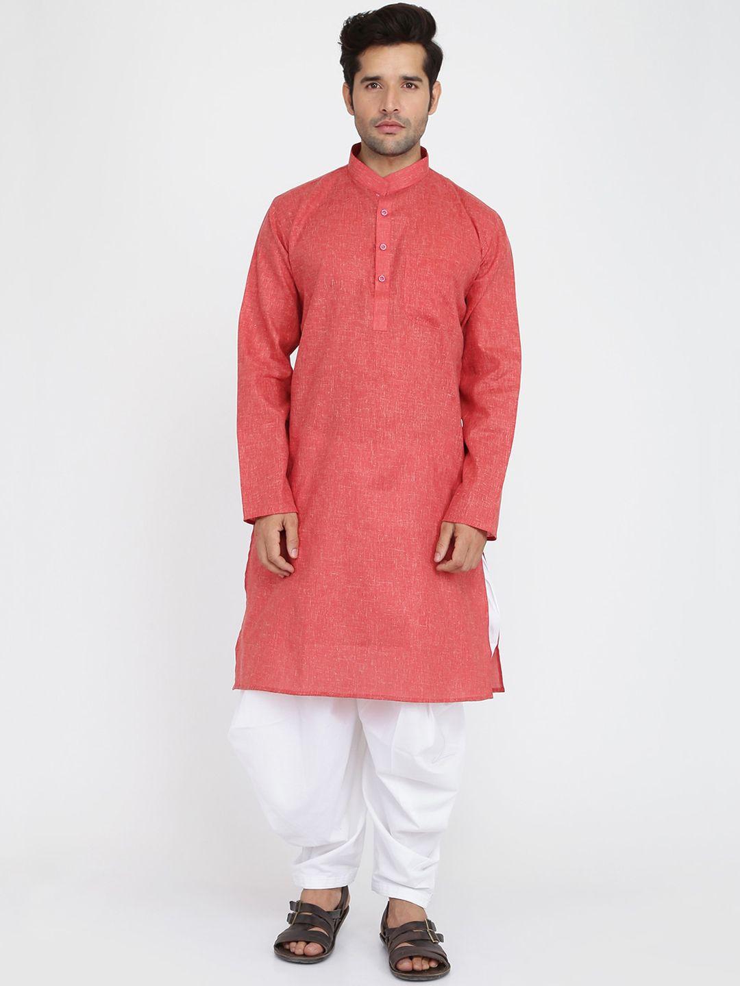 royal kurta men maroon kurta