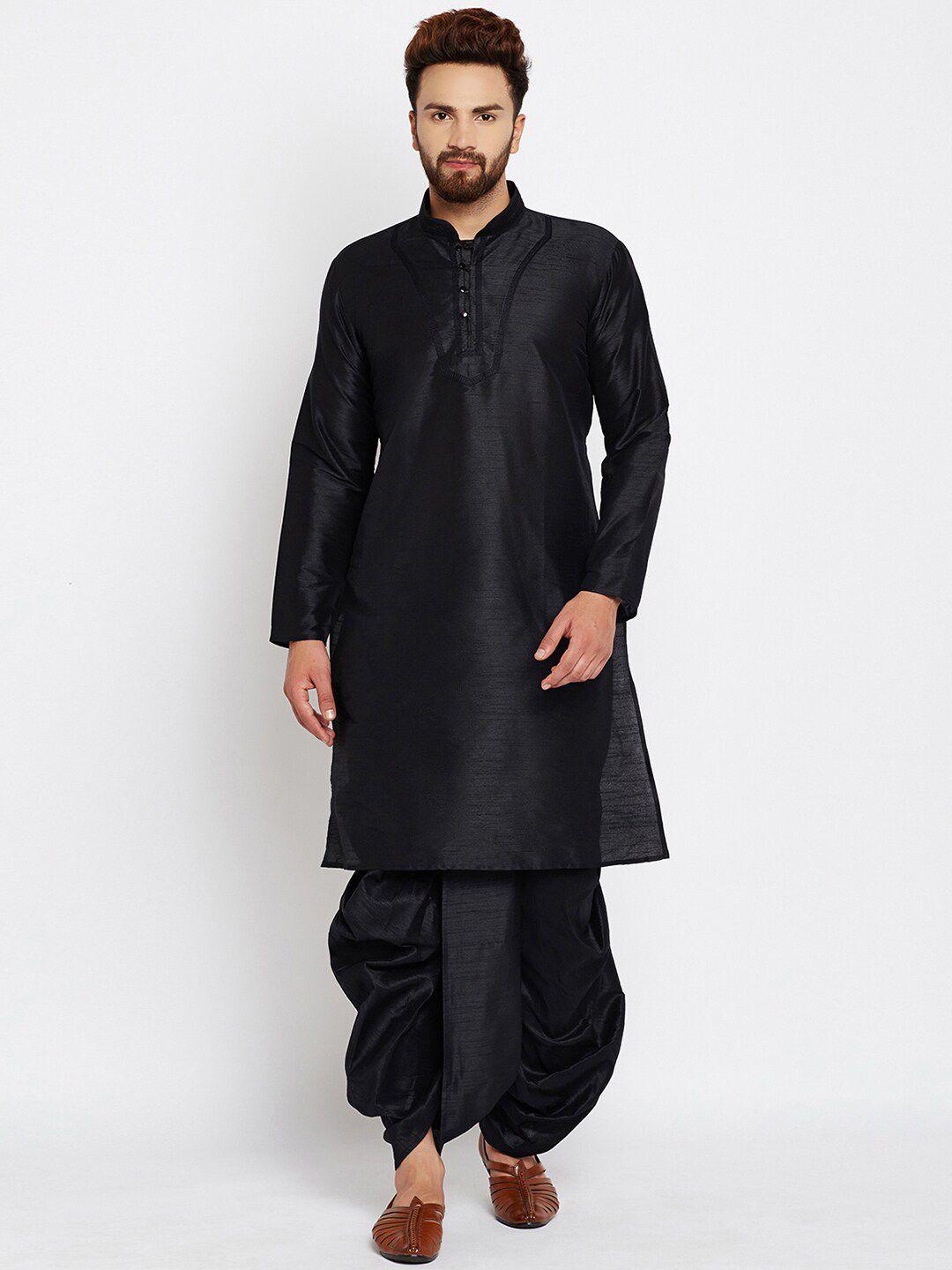 royal kurta men solid kurta with dhoti pants