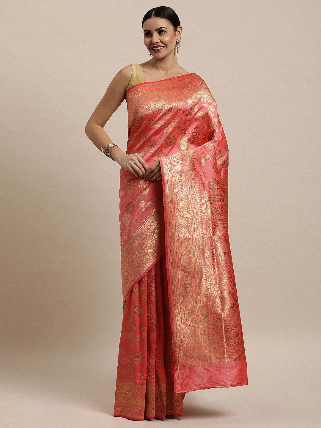 royal rajgharana saree ethinic motif zari pure silk banarasi saree