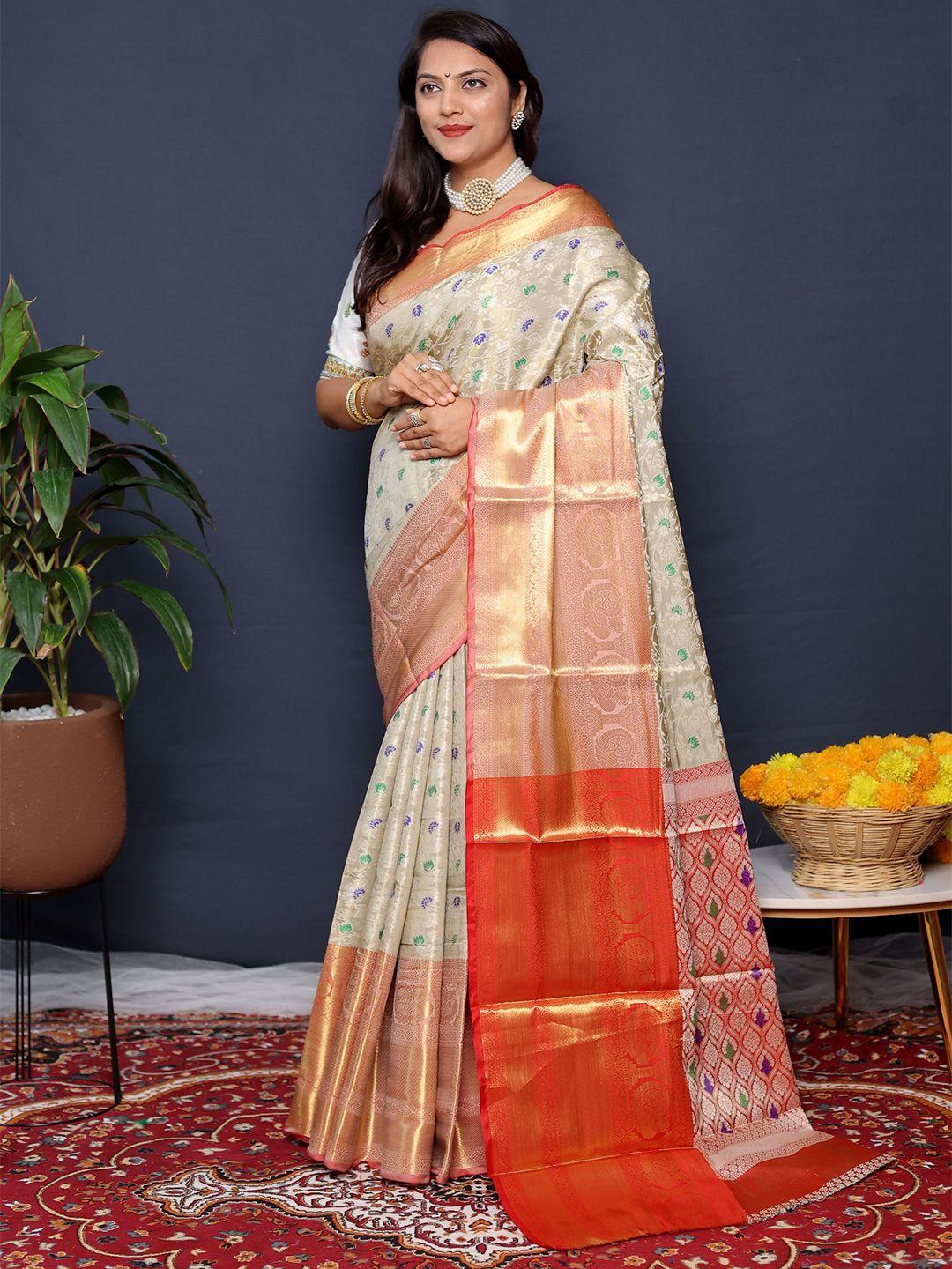 royal rajgharana saree ethnic motif woven design zari banarasi sarees