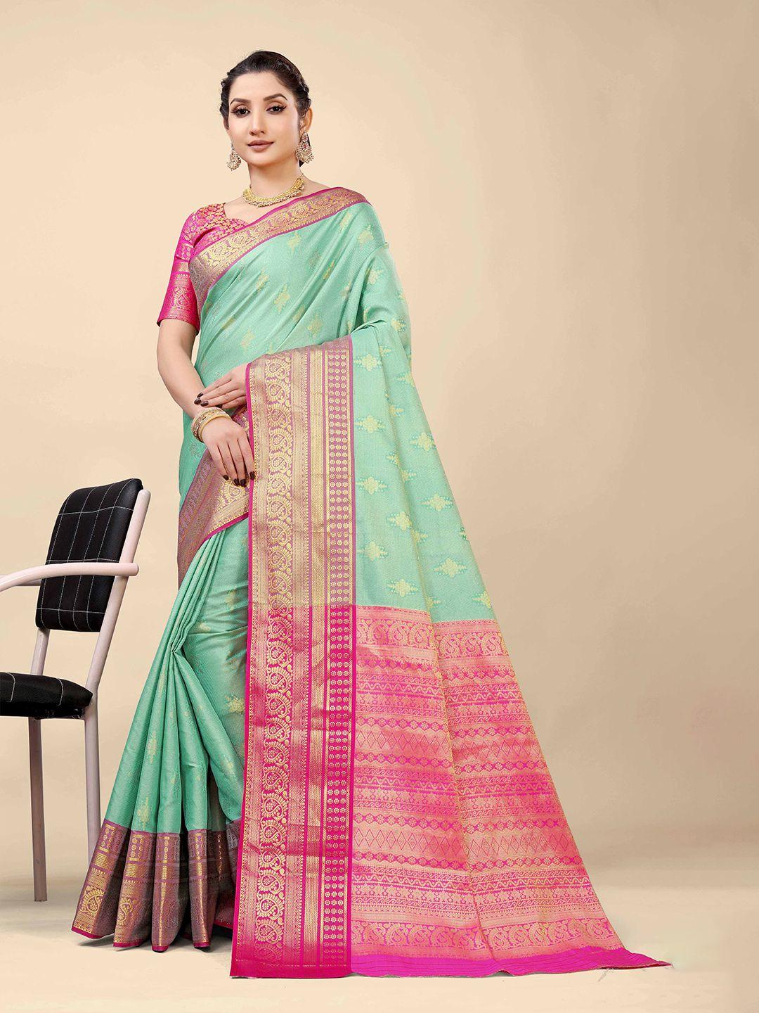 royal rajgharana saree ethnic motifs woven design zari silk blend banarasi sarees