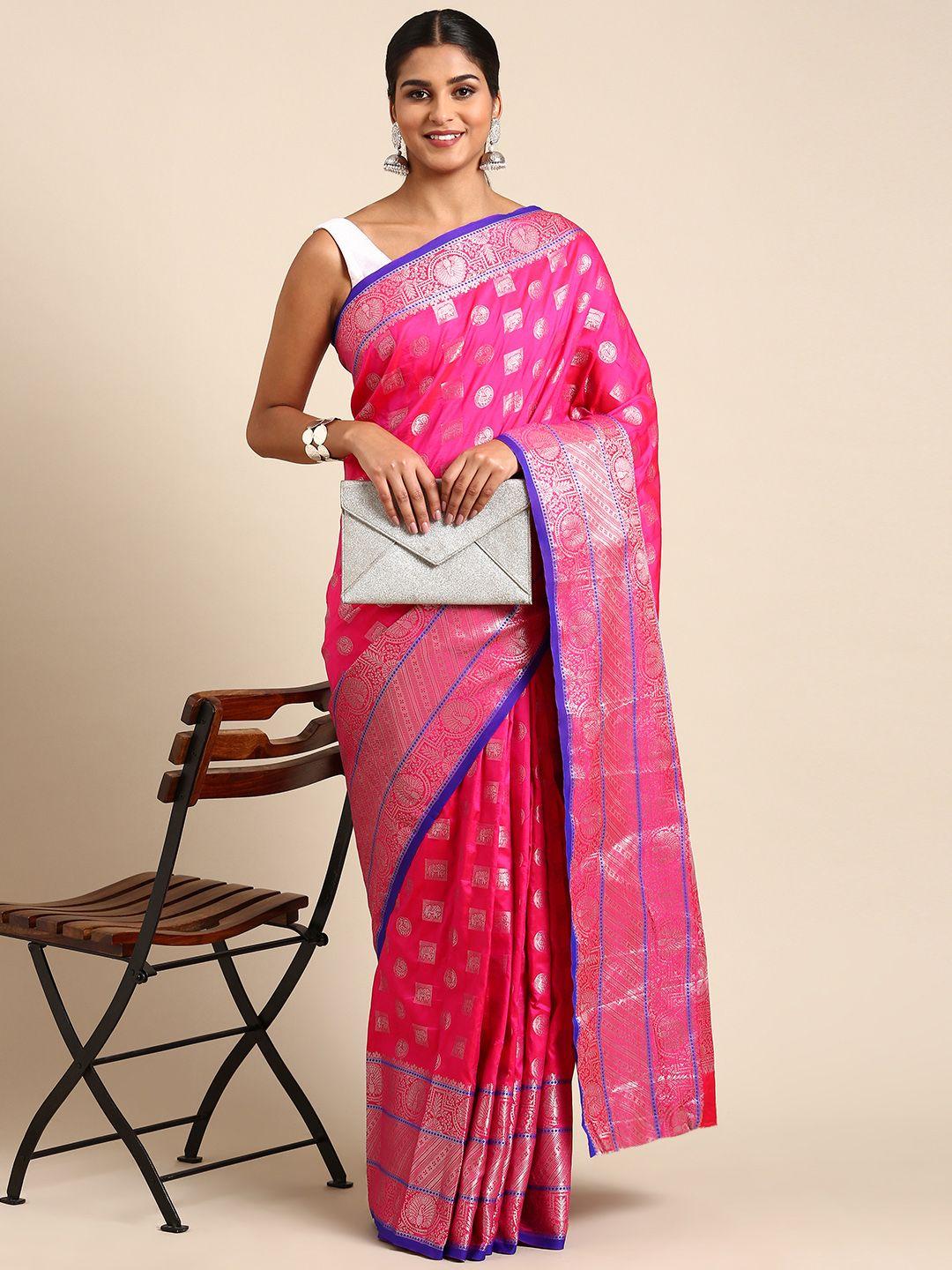 royal rajgharana saree ethnic motifs zari banarasi saree