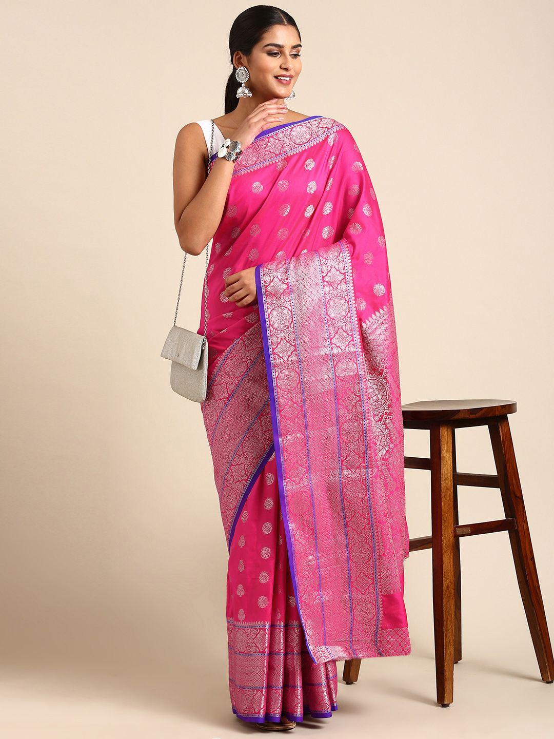 royal rajgharana saree ethnic motifs zari banarasi saree