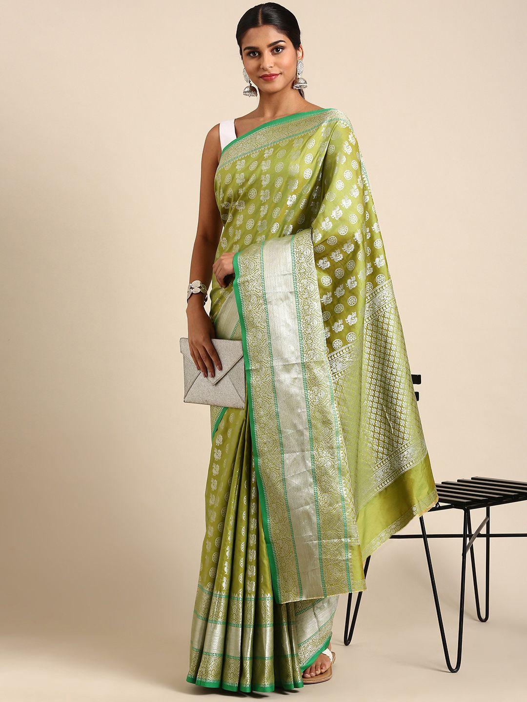 royal rajgharana saree ethnic motifs zari banarasi sarees