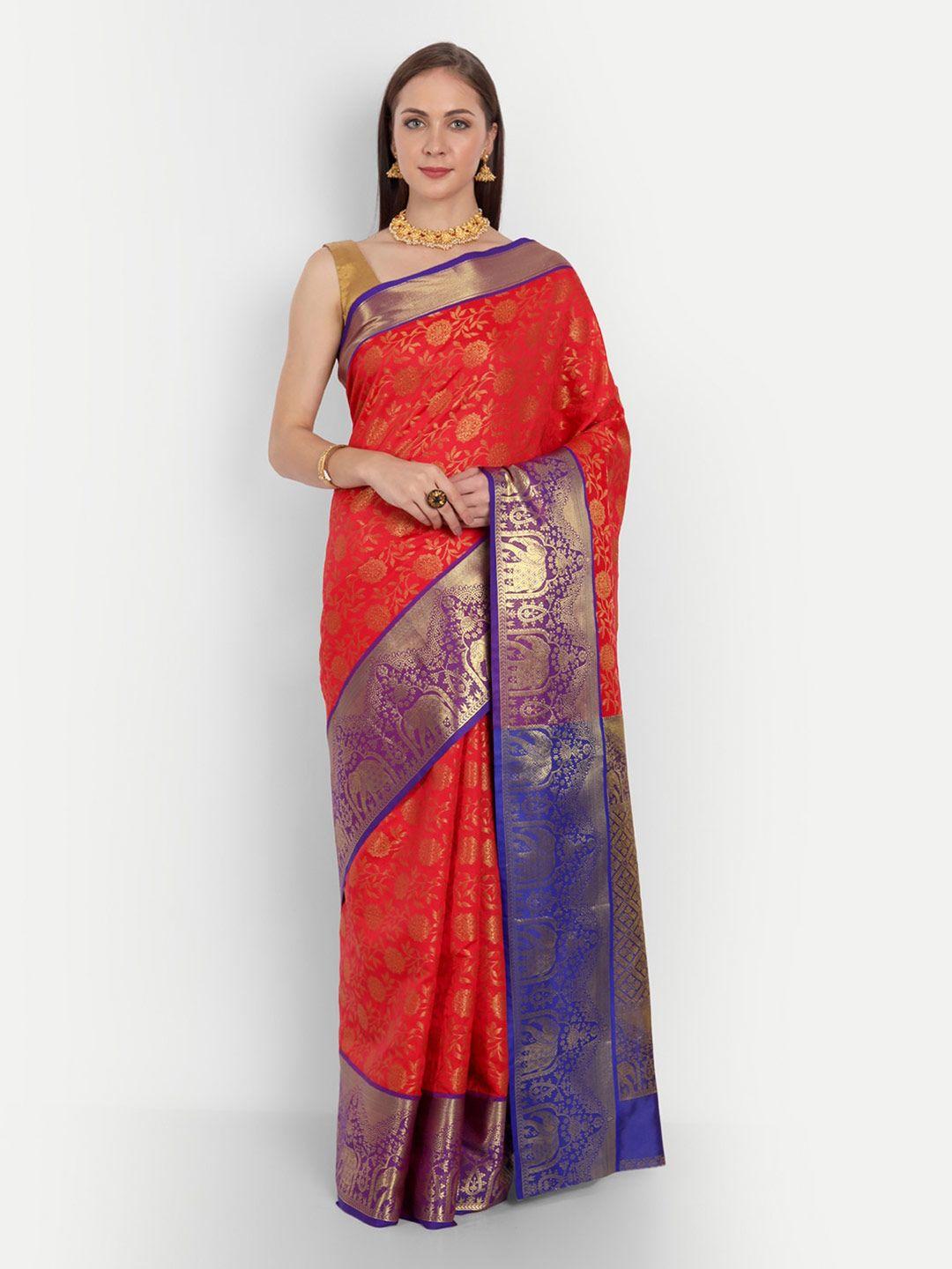 royal rajgharana saree ethnic motifs zari pure silk banarasi sarees