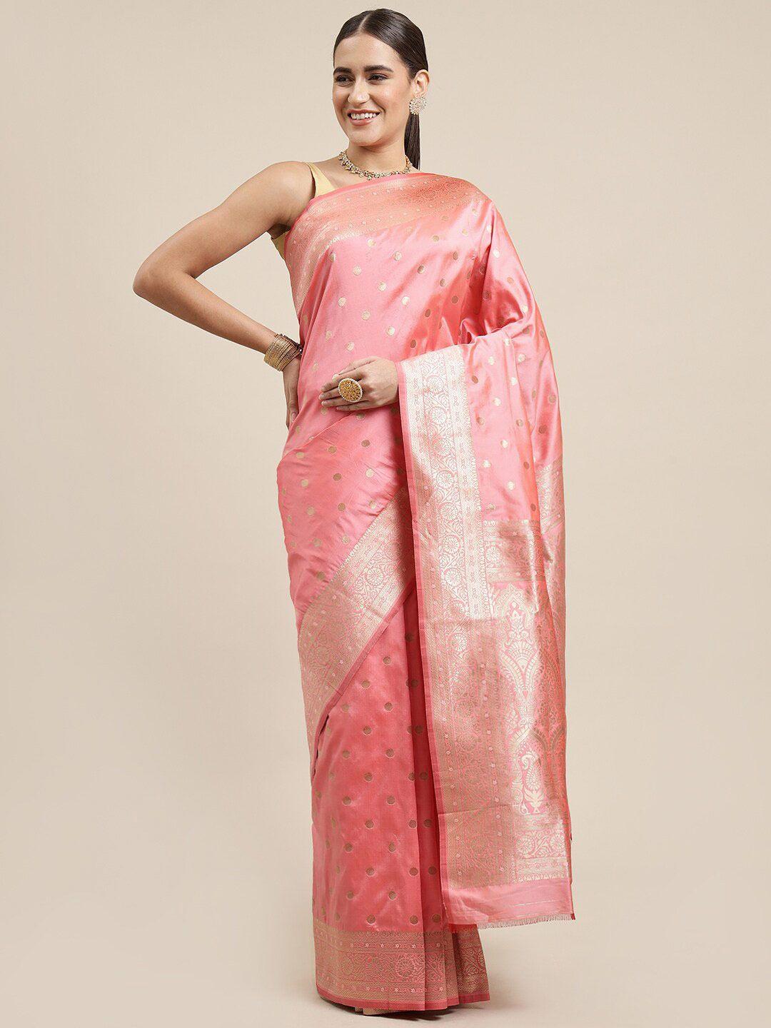 royal rajgharana saree geometric woven design zari pure silk banarasi sarees