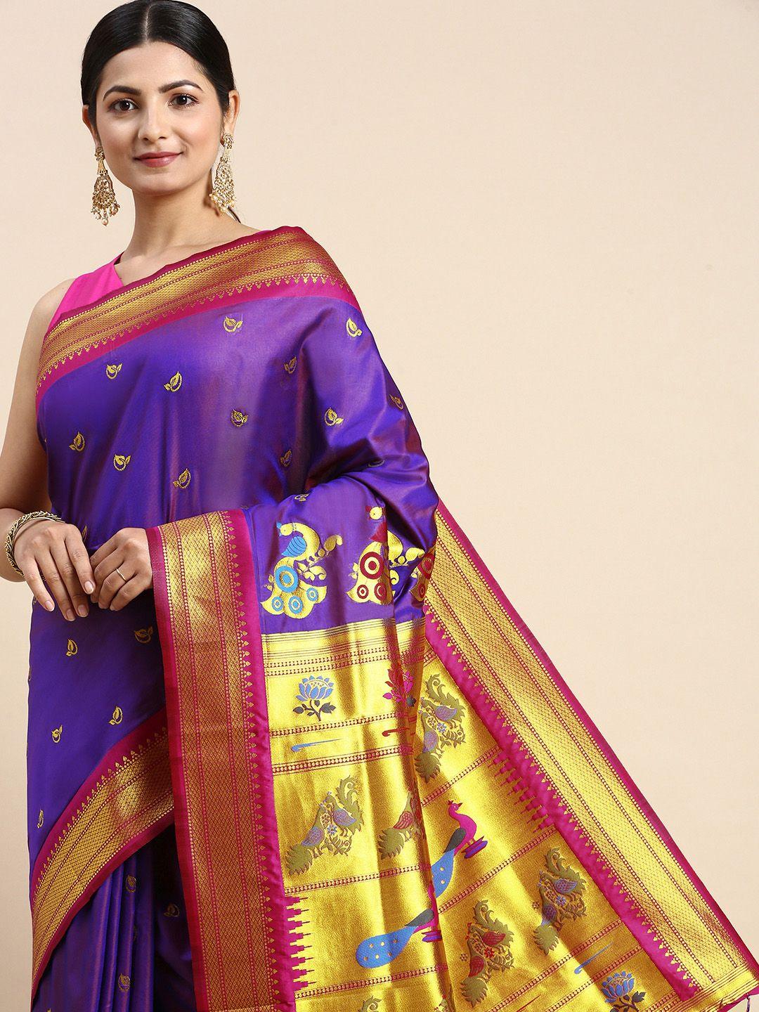 royal rajgharana saree woven design ethnic motifs zari art silk saree