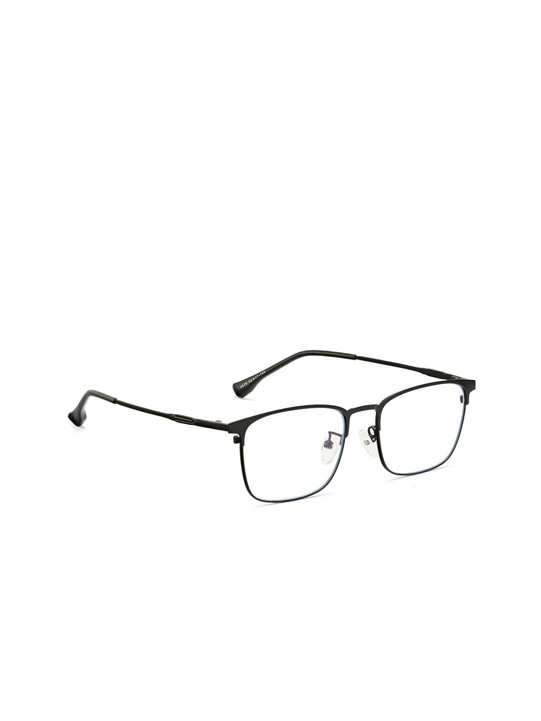 royal son men black full rim blue ray cut lens square frames sf0023-c1-black