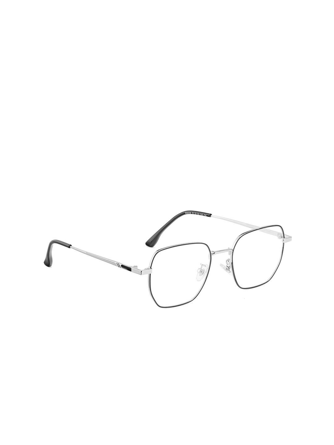 royal son men transparent full rim square frames