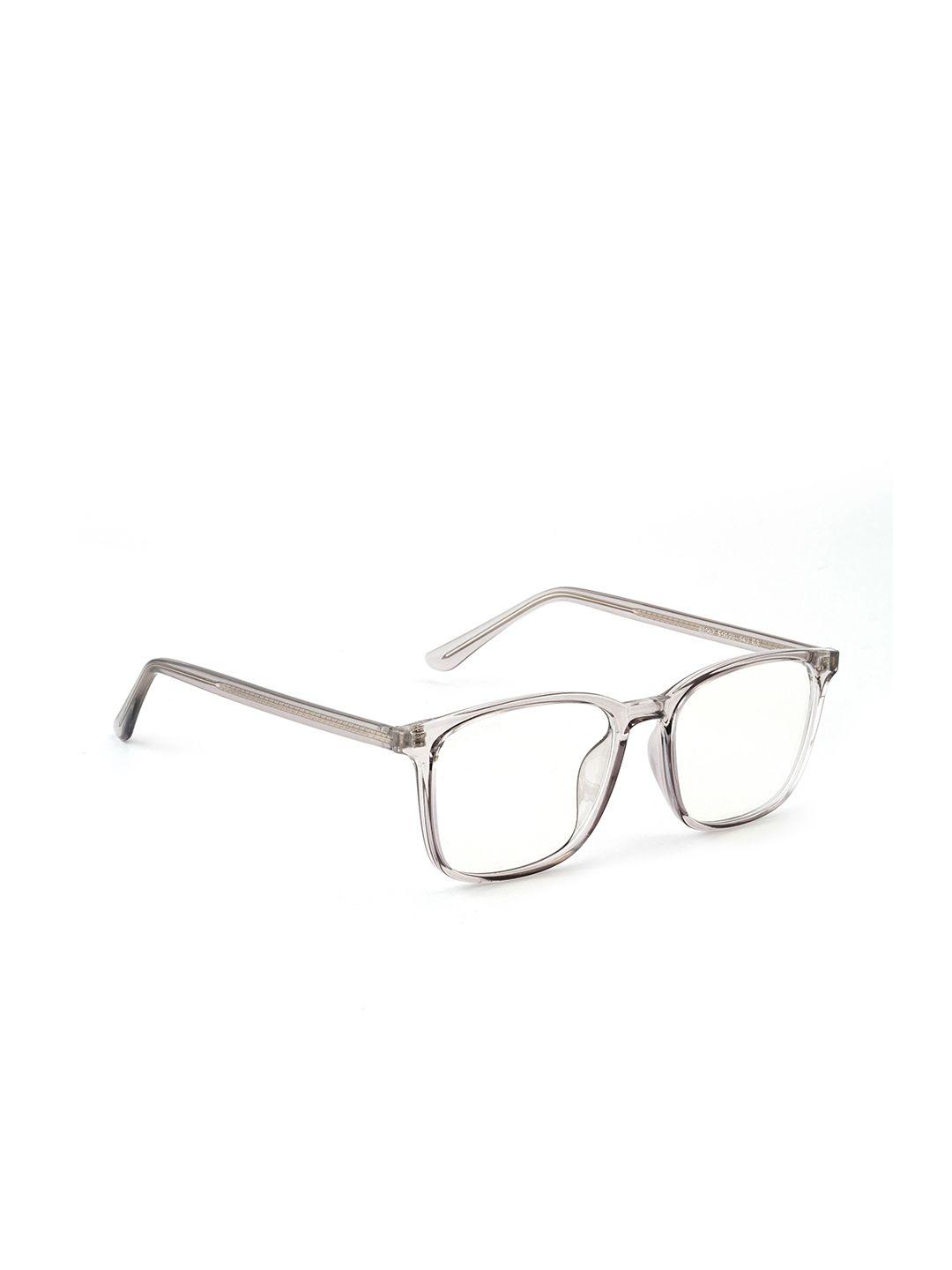 royal son transparent & grey full rim rectangle frames sf0034-c2