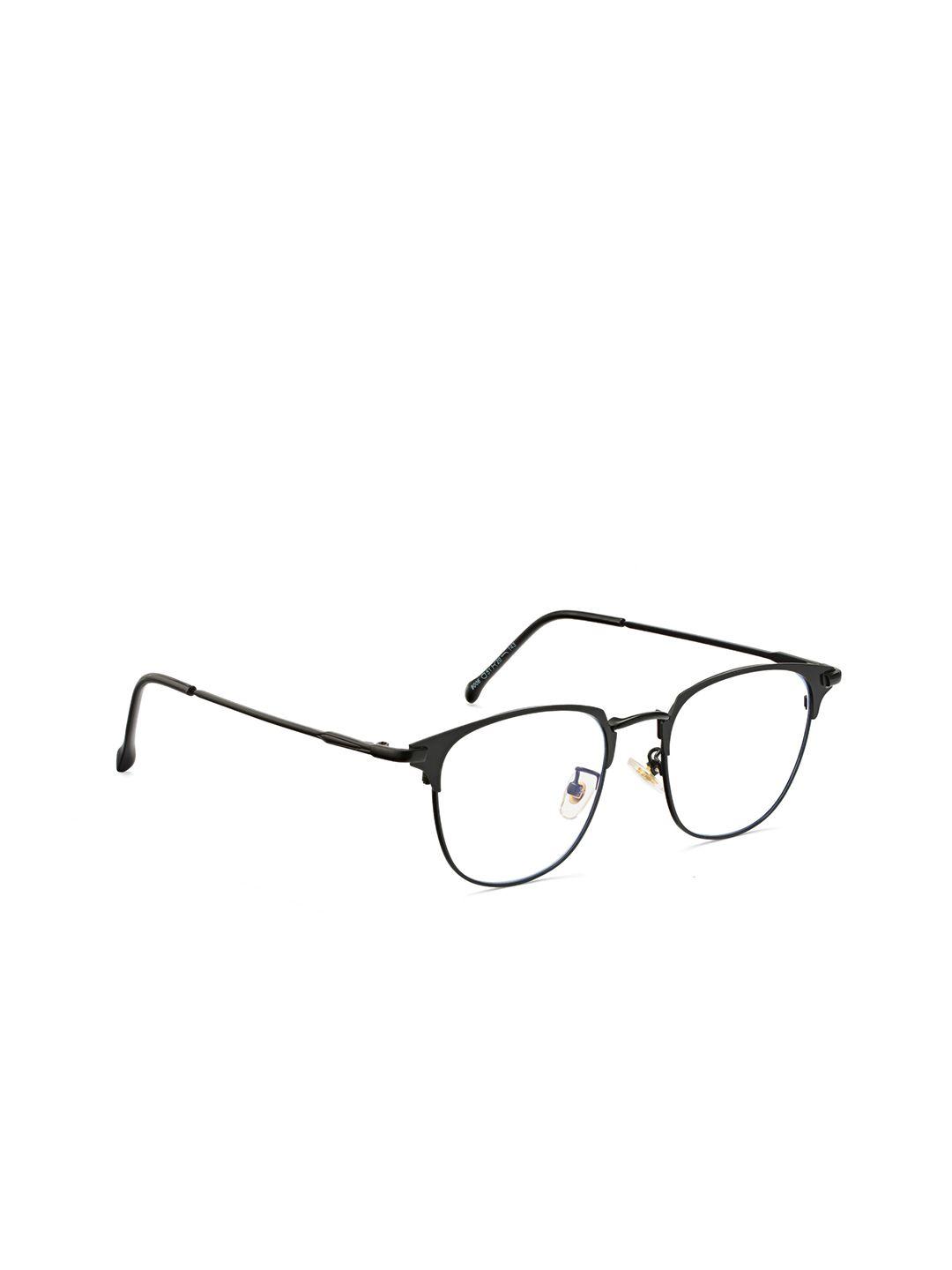 royal son unisex black full rim round frames