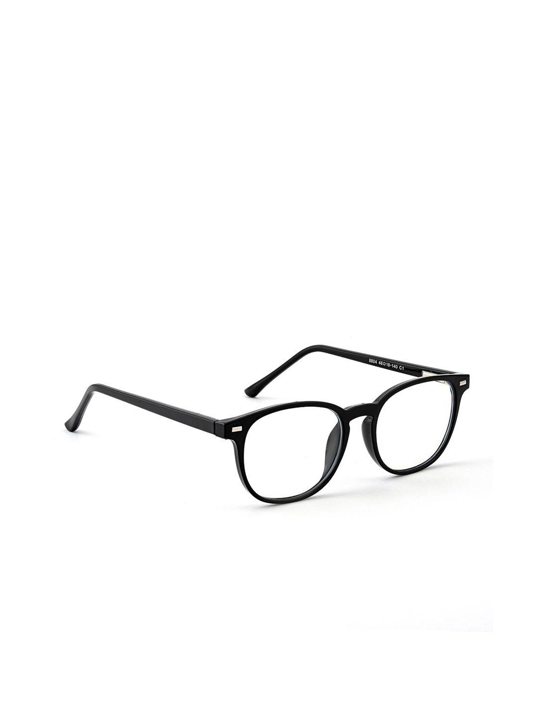 royal son unisex black full rim round frames