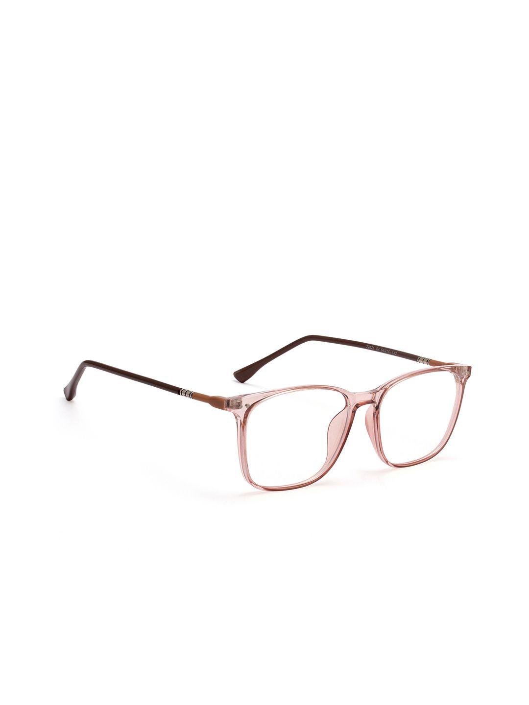 royal son unisex transparent full rim square frames