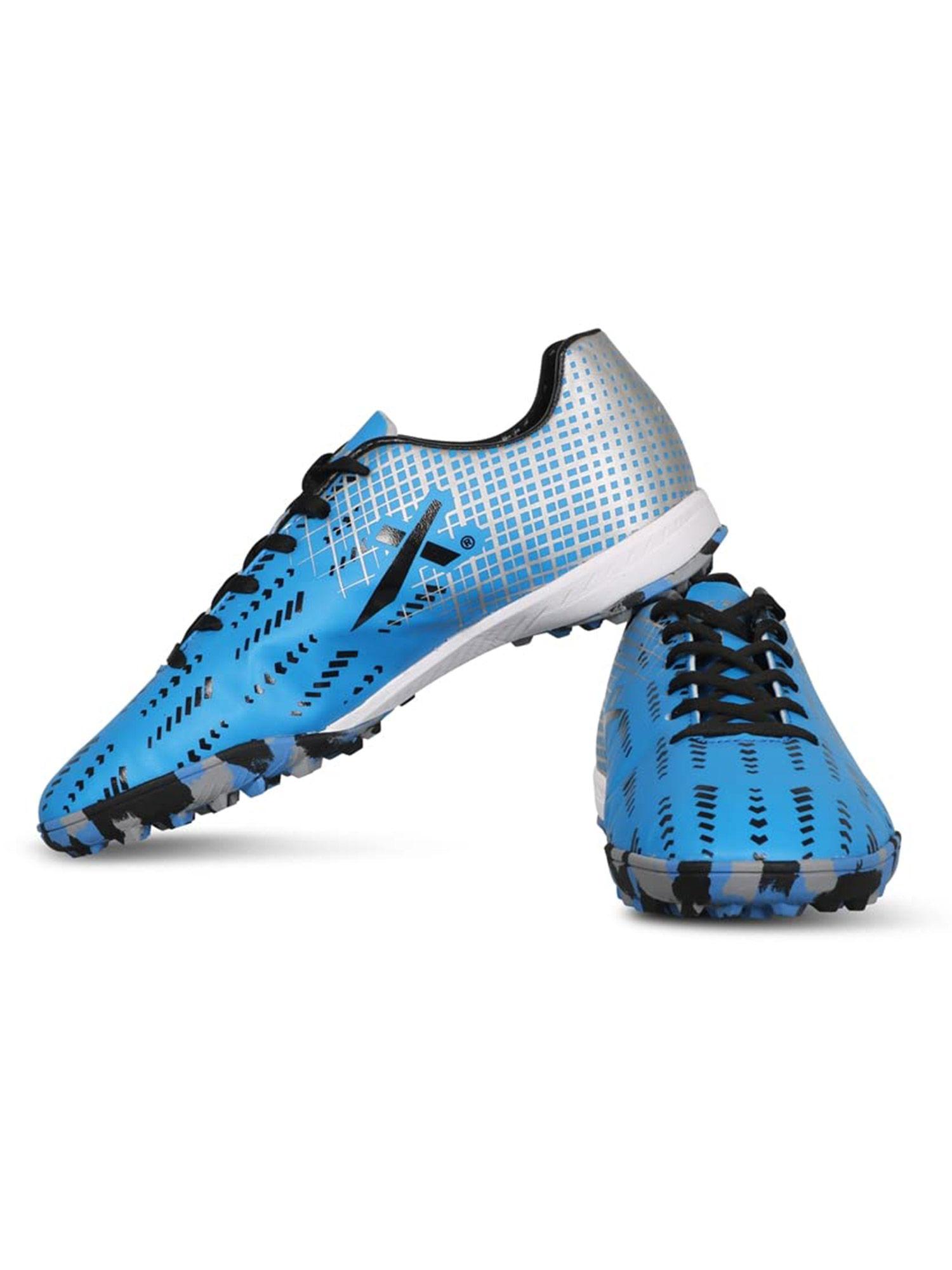 royale plus men turf football shoes for men - blue - black