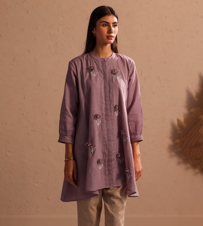 roza pret plum postcard from summer stardust tunic