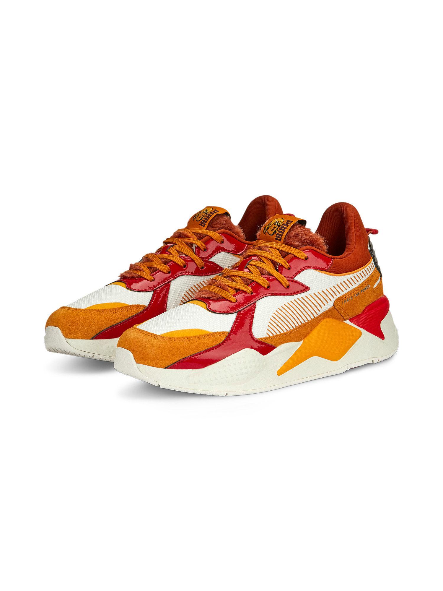 rs-x he-man mens orange sneakers