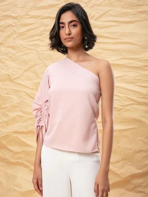 rsvp light pink relaxed fit top