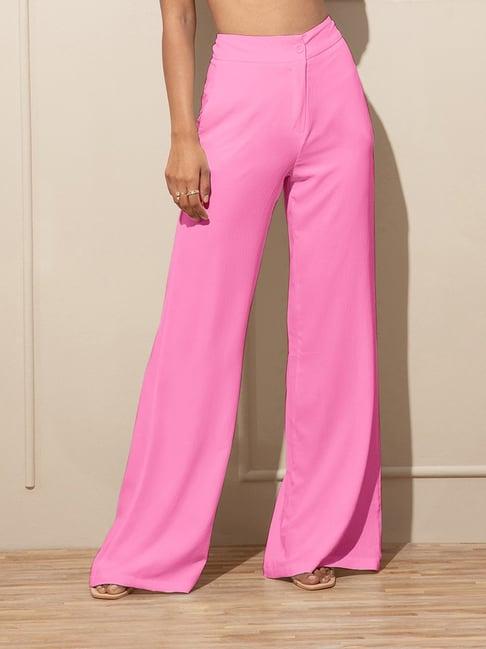 rsvp light pink relaxed fit pants