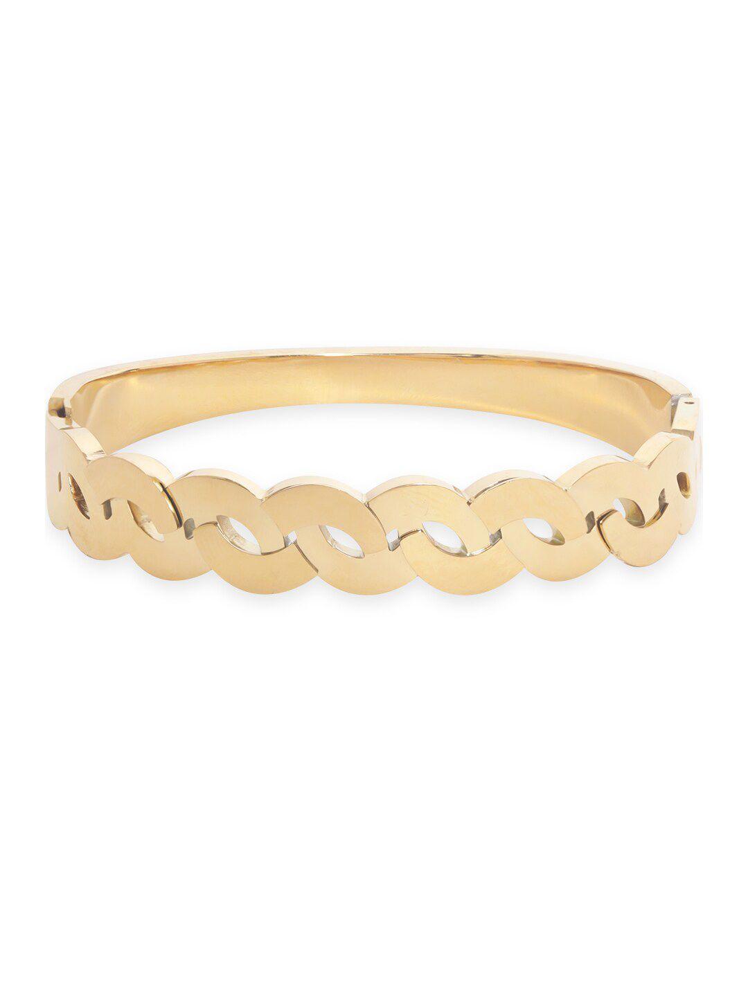 rubans voguish gold-plated bangle-style bracelet