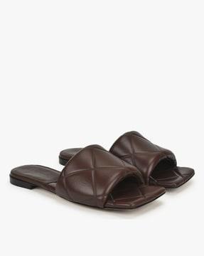rubber lido flat sandals