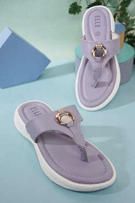 rubber slipon women's casual slides - lavender