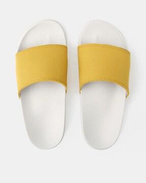 rubber sponge flat sandals