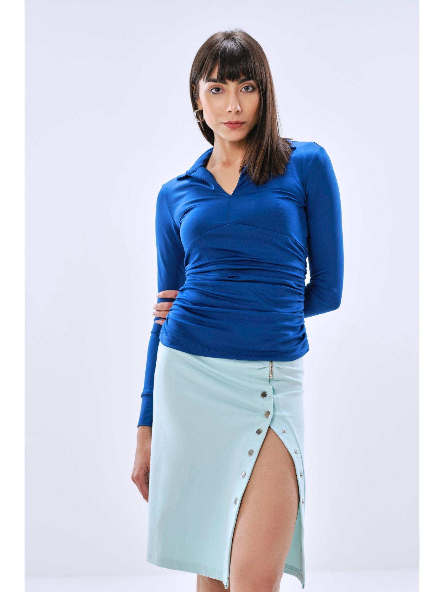 ruched jersey top