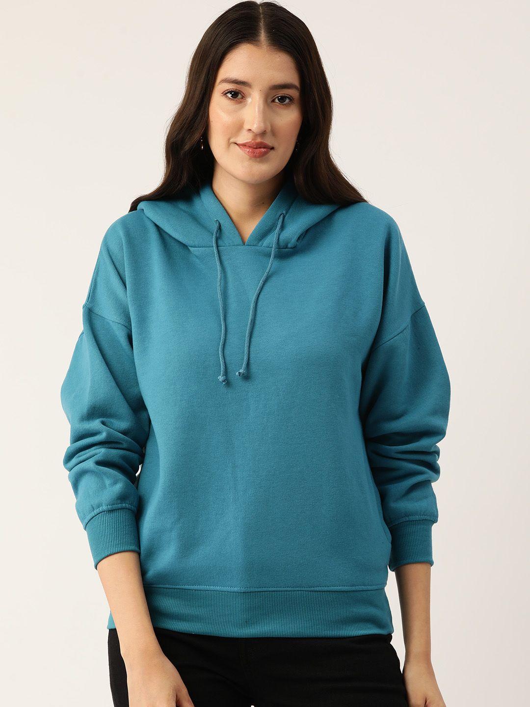 rue collection hooded fleece sweatshirt