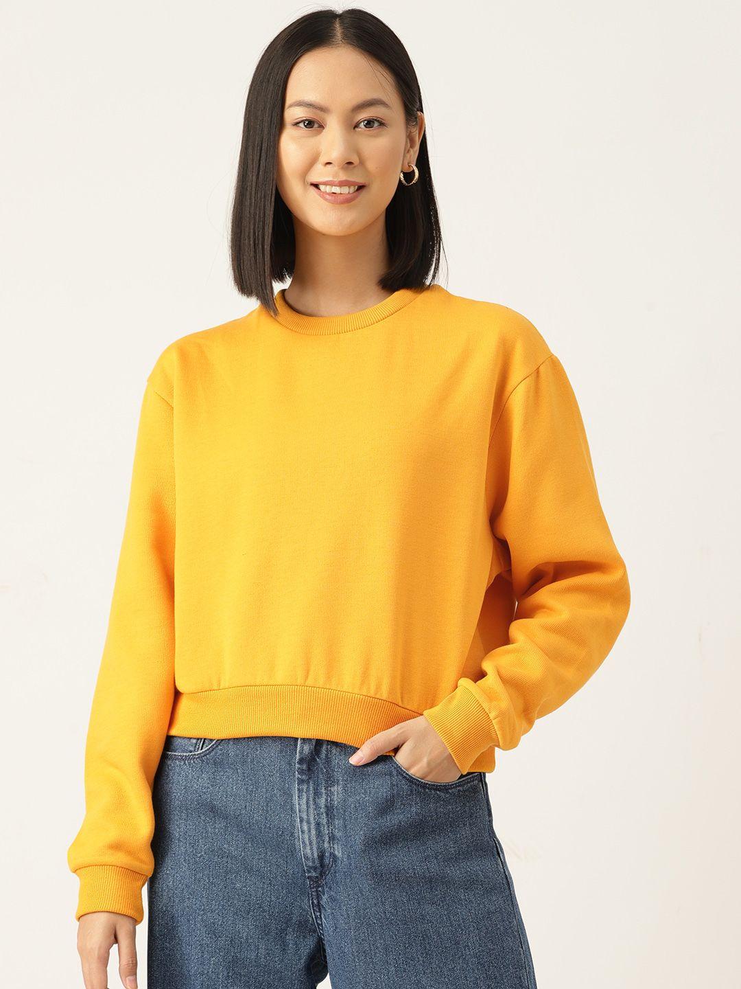 rue collection solid sweatshirt