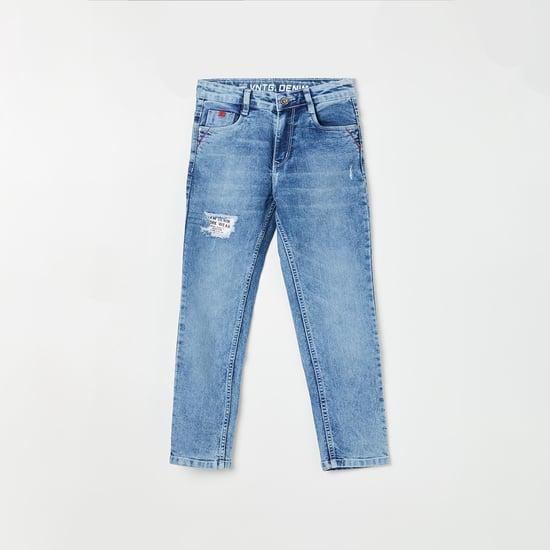 ruff kids boys distressed regular fit jeans