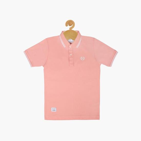 ruff kids boys solid polo t-shirt