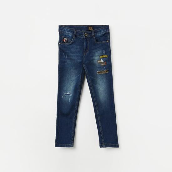 ruff kids boys stonewashed regular fit jeans