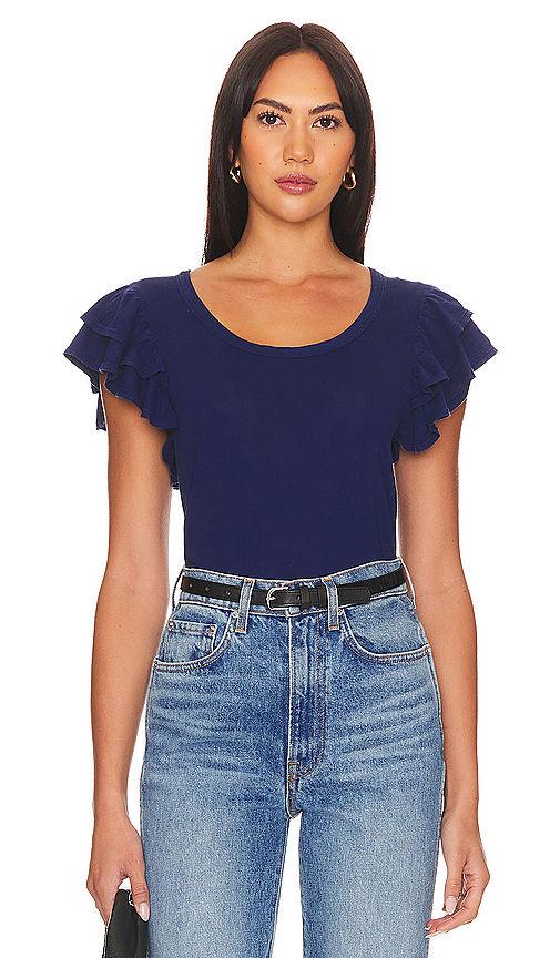 ruffle tee