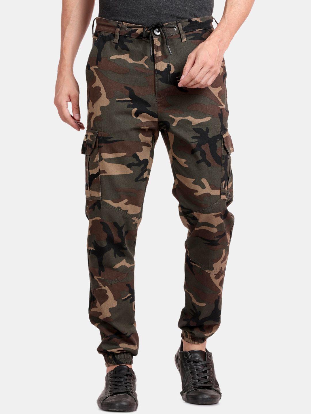 rug woods men classic camouflage printed easy wash pure cotton cargos