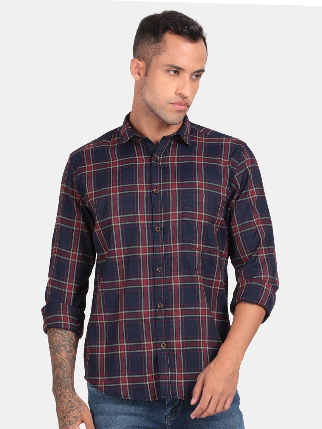 rug woods comfort tartan checks checked cotton casual shirt