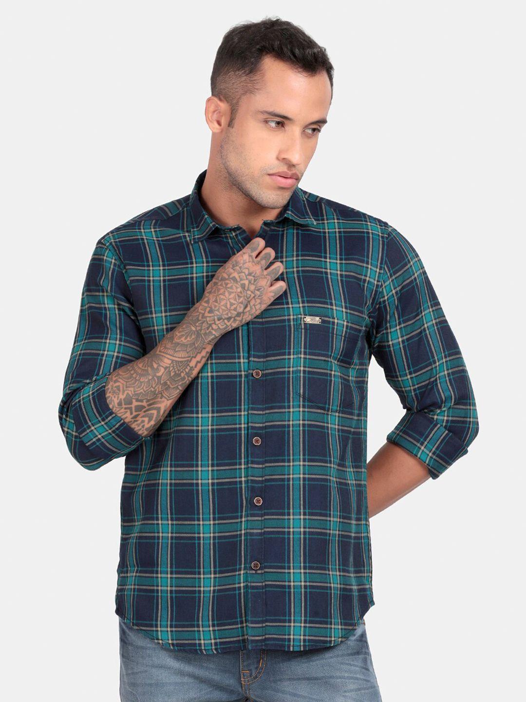 rug woods comfort tartan checks cotton casual shirt