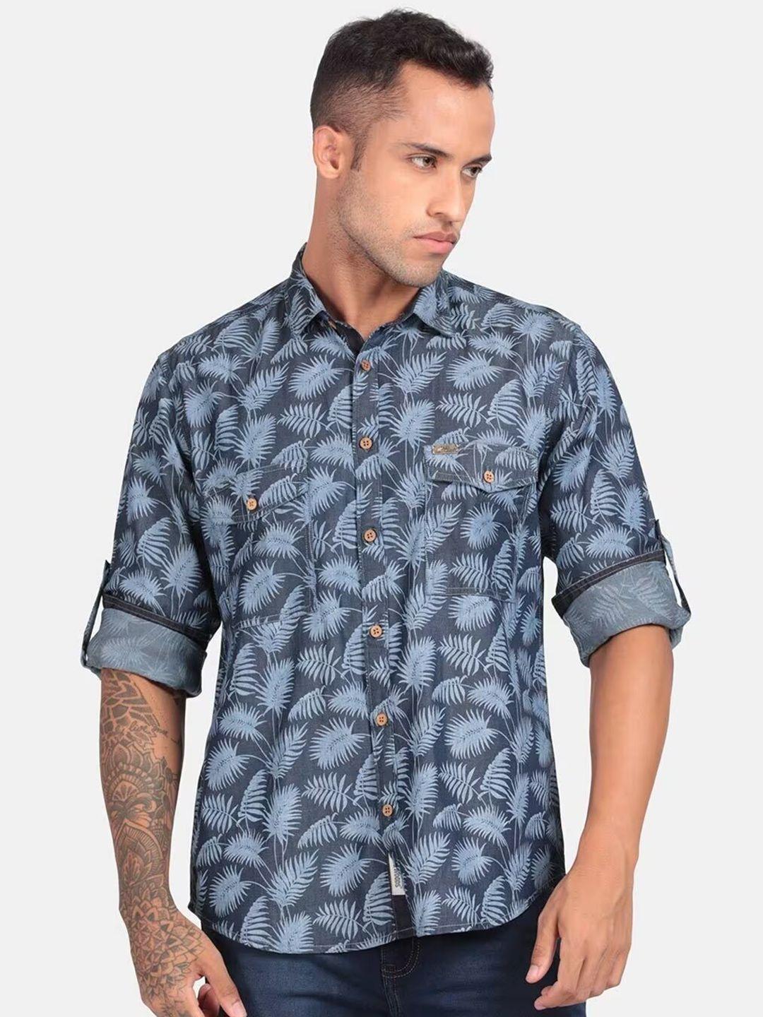 rug woods comfort tropical printed cotton casual shirt