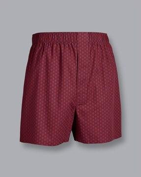 rugby ball print woven boxers