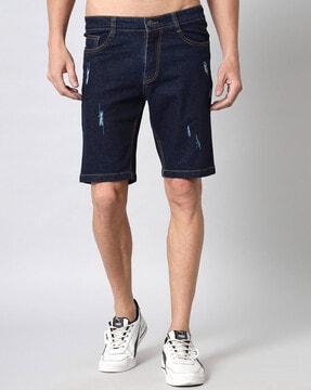 rugged slim fit shorts