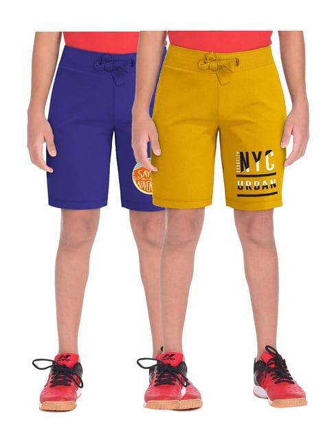 ruggers junior kids multicolor printed shorts