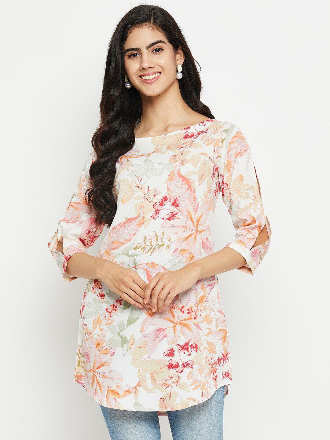 ruhaans floral print regular top