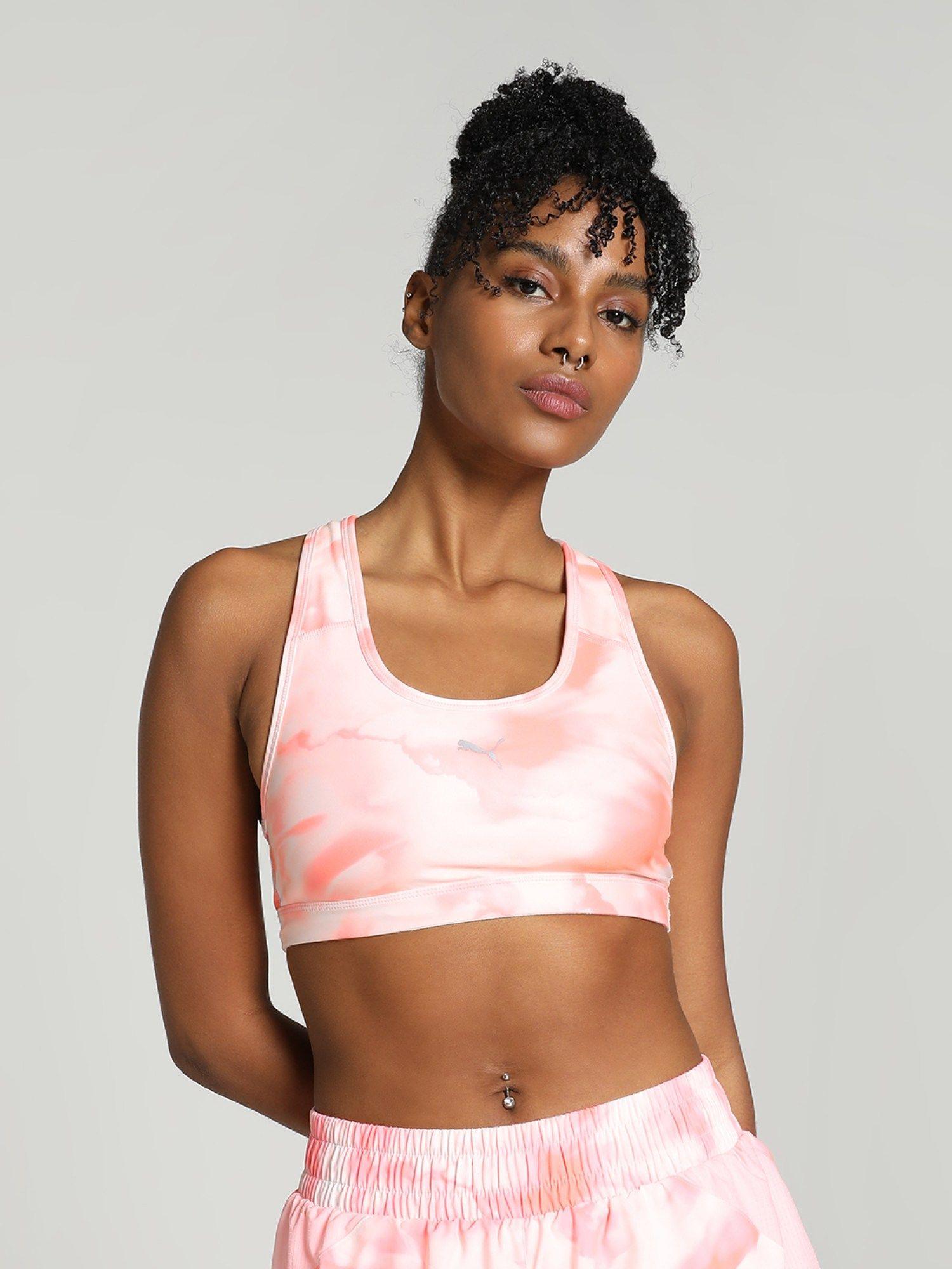 run 4keeps women pink sports bra