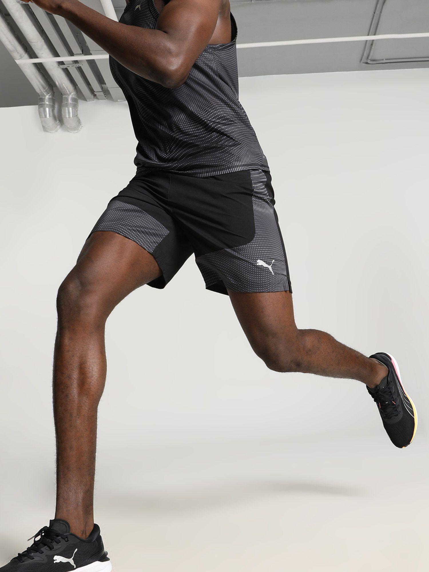 run fav velocity 7 men black shorts