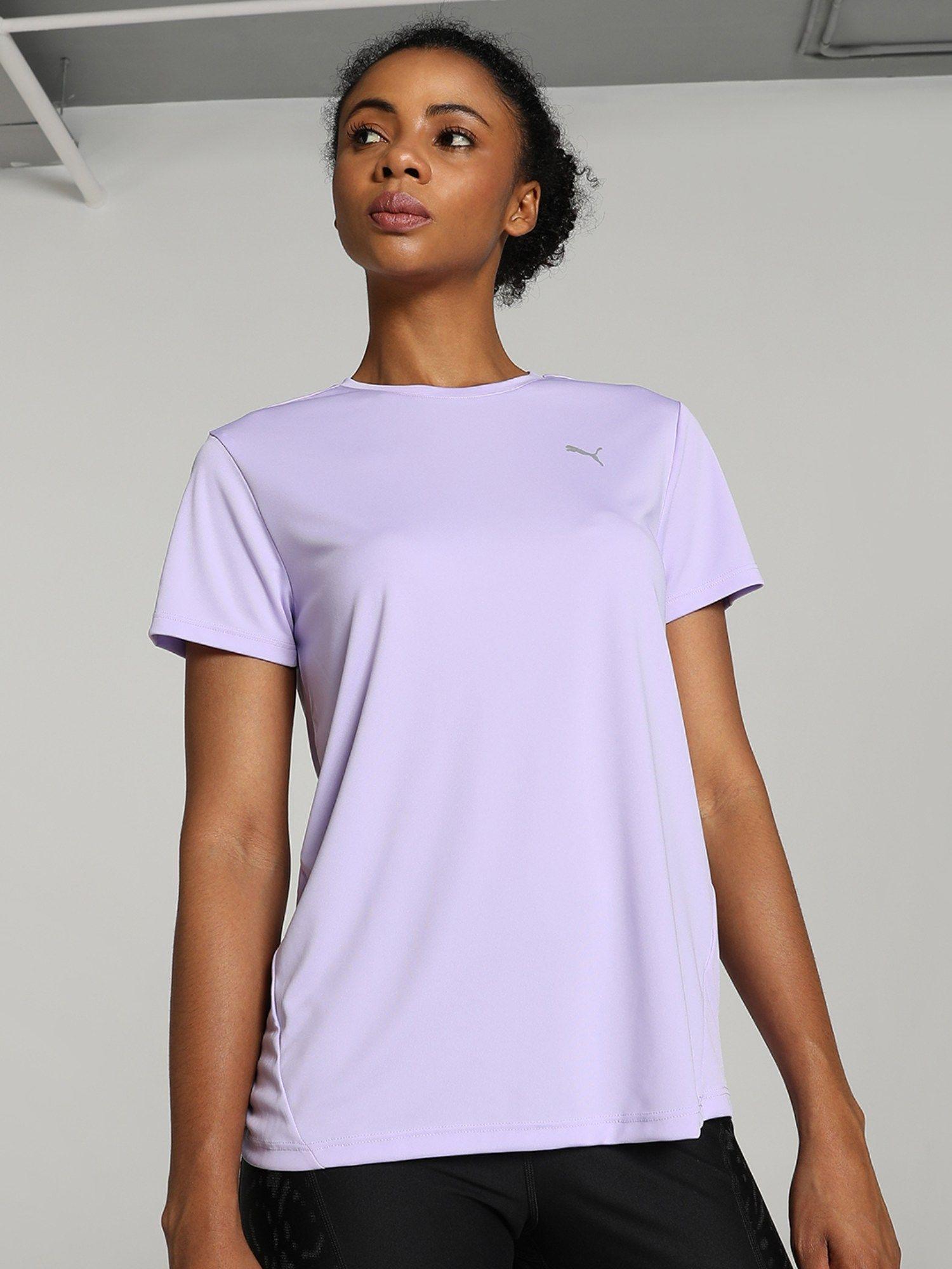 run favorite women purple t-shirt