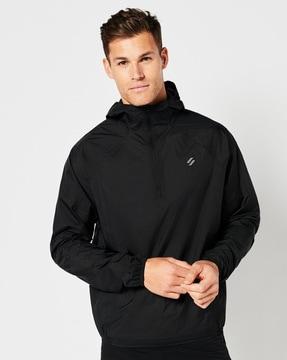 run lw waterproof shell hooded jacket